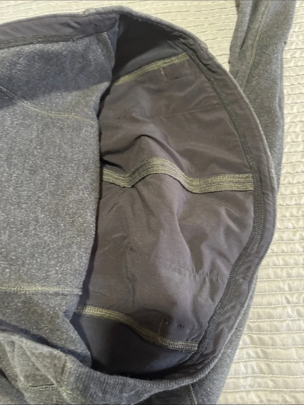 lululemon athletica Dark Charcoal Hooded Pullover old version .